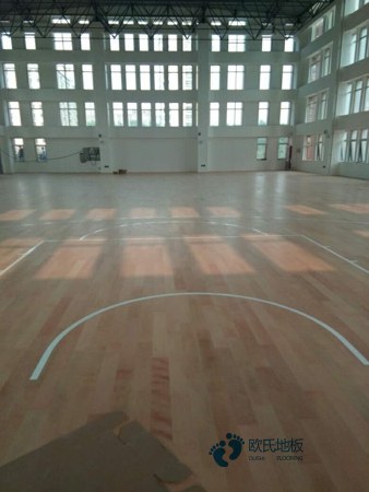篮球地板生产流程