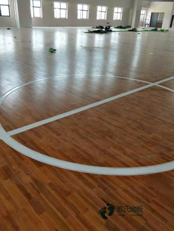 枫木篮球实木运动地板厂