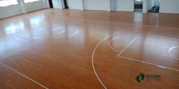 柞木篮球木地板1