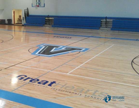 篮球场木地板保养2