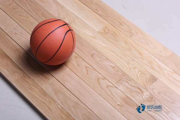 篮球场馆木地板施工3
