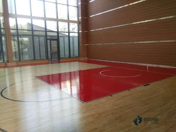 篮球运动木地板安装费1