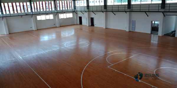 松木体育篮球木地板环保
