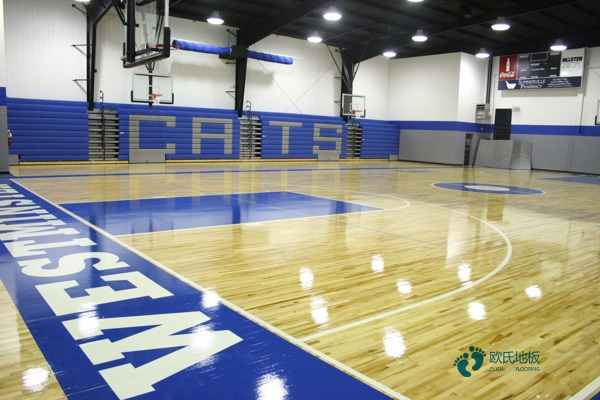 室内篮球馆地板翻新