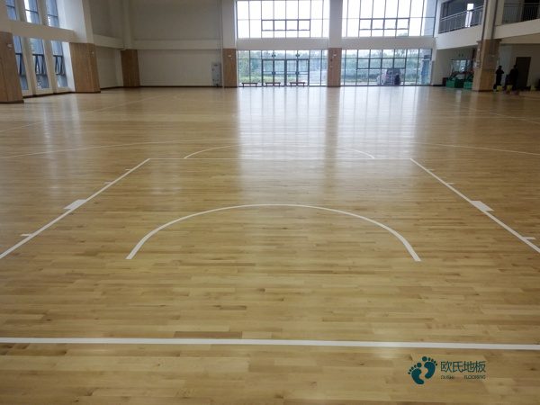 训练馆篮球木地板施工方案