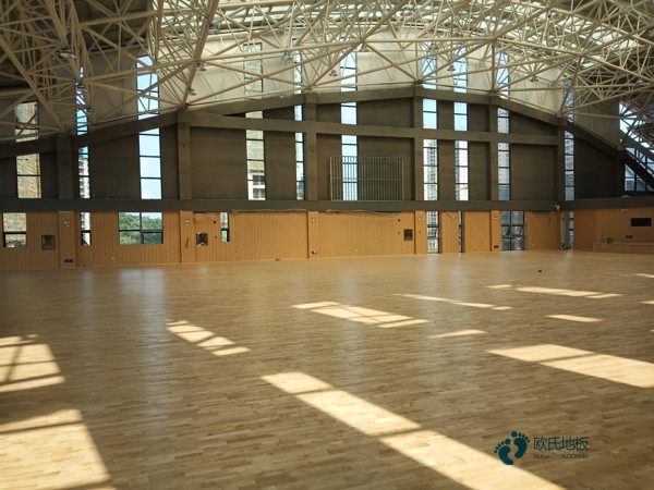银川专用篮球场地板厂