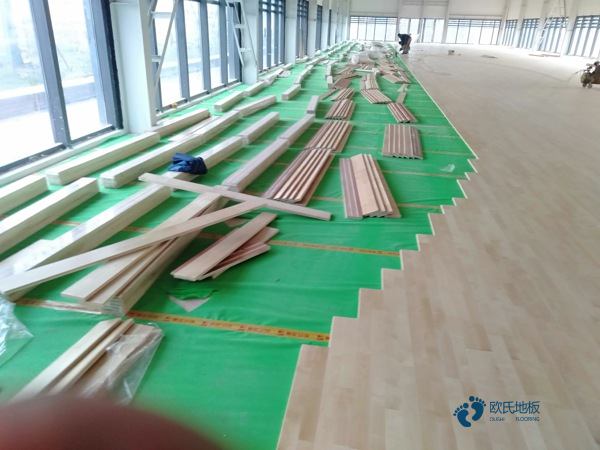 赛事场馆篮球木地板施工工艺