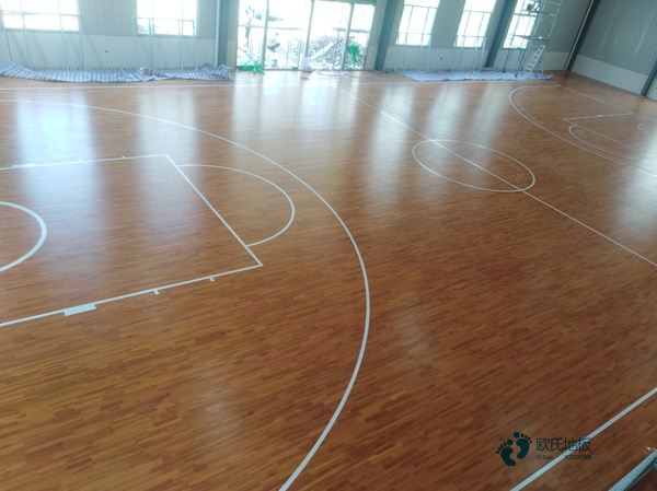 陕西企口篮球木地板多少钱一平方