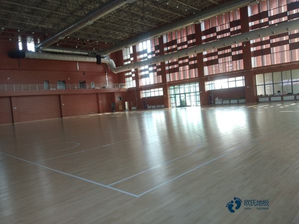学校篮球场馆地板承载力