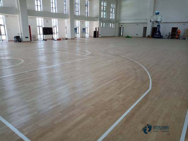 20厚篮球馆木地板安装公司