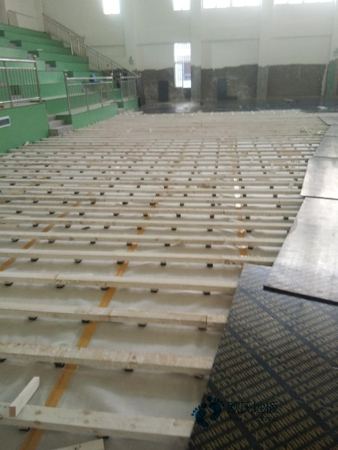 主輔龍骨籃球場館木地板廠家報價