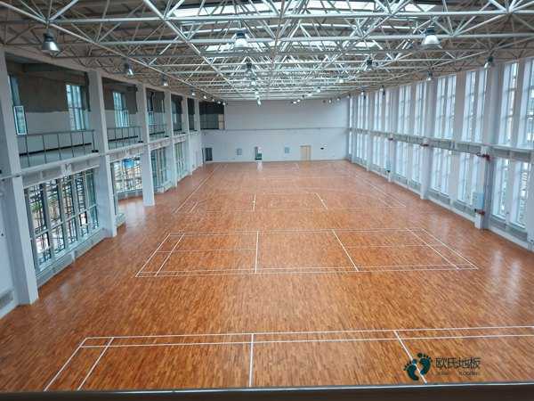 室内体育运动木地板施工方案