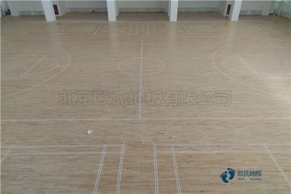 学校篮球馆地板生产工艺流程1