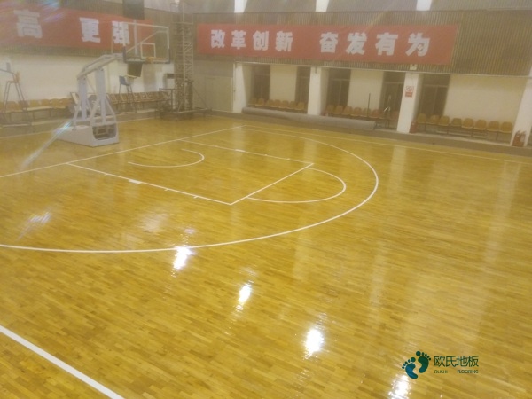 篮球木地板构造