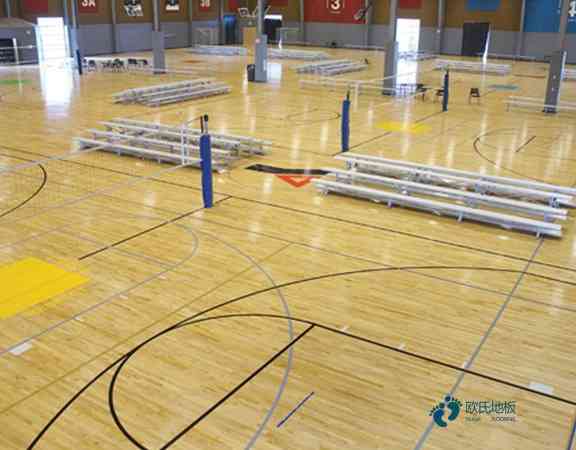柞木篮球场地板环保