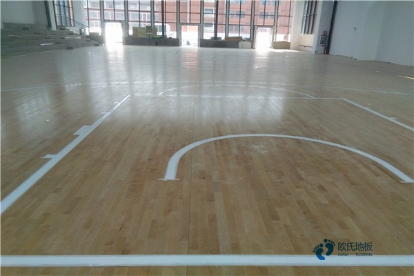 柞木篮球场馆木地板环保