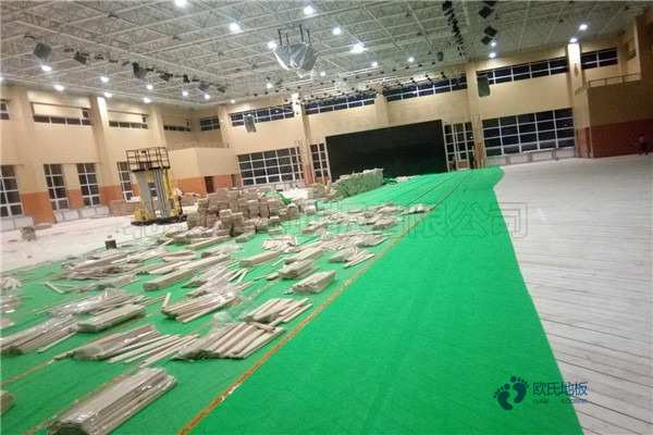 22mm厚篮球场地木地板厂家报价