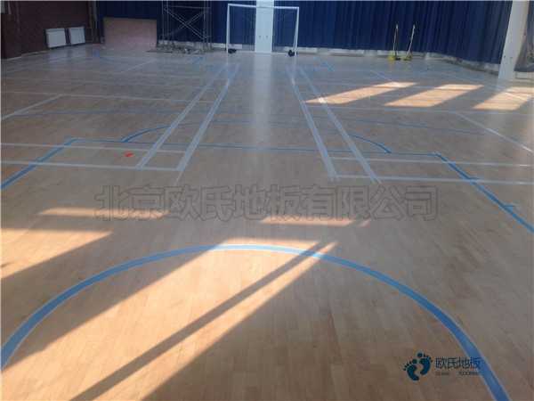 一般篮球场地木地板施工流程