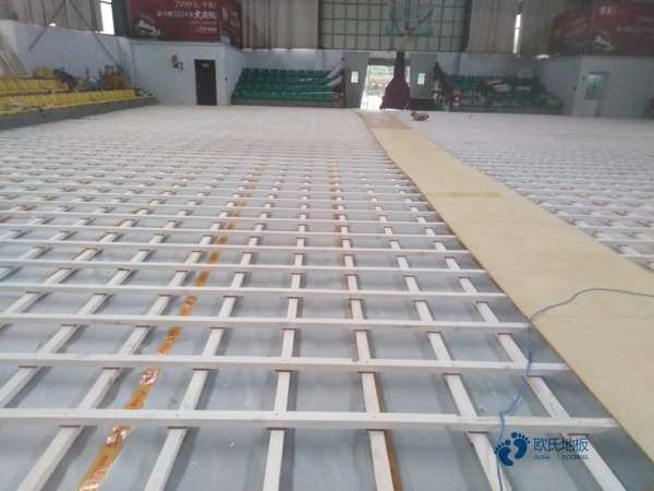 一般篮球场馆木地板施工工艺
