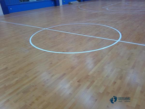 一般篮球运动地板施工团队