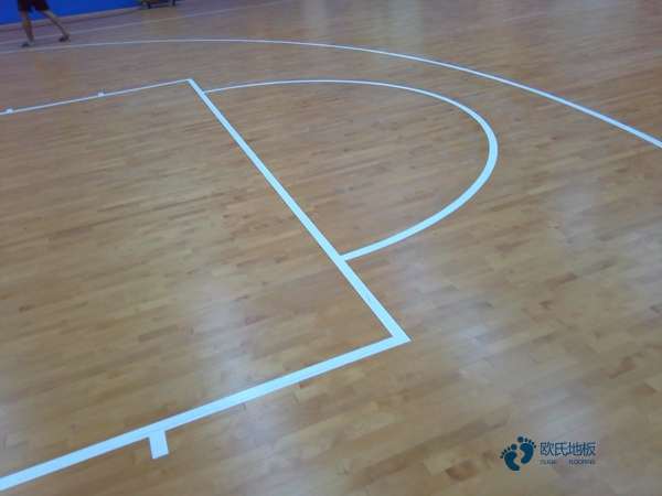 质量好篮球场地板施工流程3