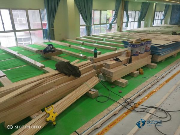 双龙骨体育运动木地板保障