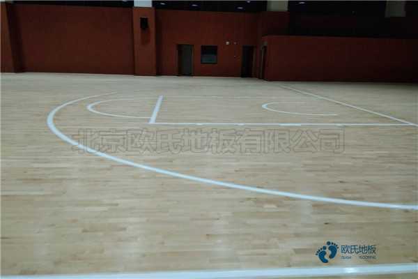 专用篮球体育木地板施工流程