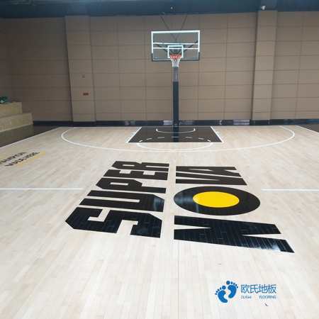 单层龙骨篮球运动木地板保养
