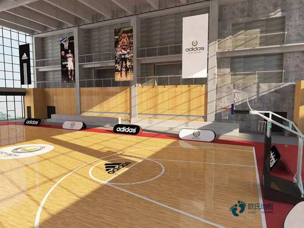 单层龙骨篮球馆木地板如何保洁