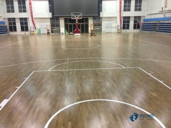 双层龙骨篮球场馆地板安装公司