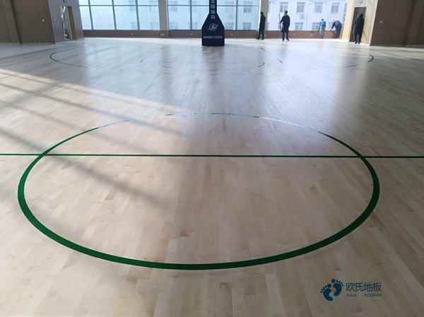 雙層龍骨籃球場館木地板環保