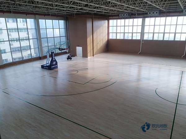 雙層龍骨籃球場館木地板環保