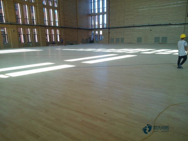 双龙骨篮球场馆地板安装公司