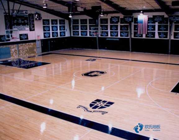 悬浮式篮球运动木地板清洁方案
