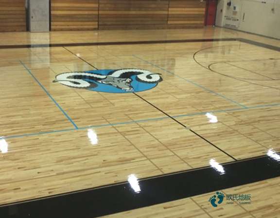 悬浮式篮球运动木地板环保吗