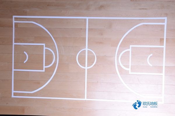 悬浮式篮球运动木地板面漆